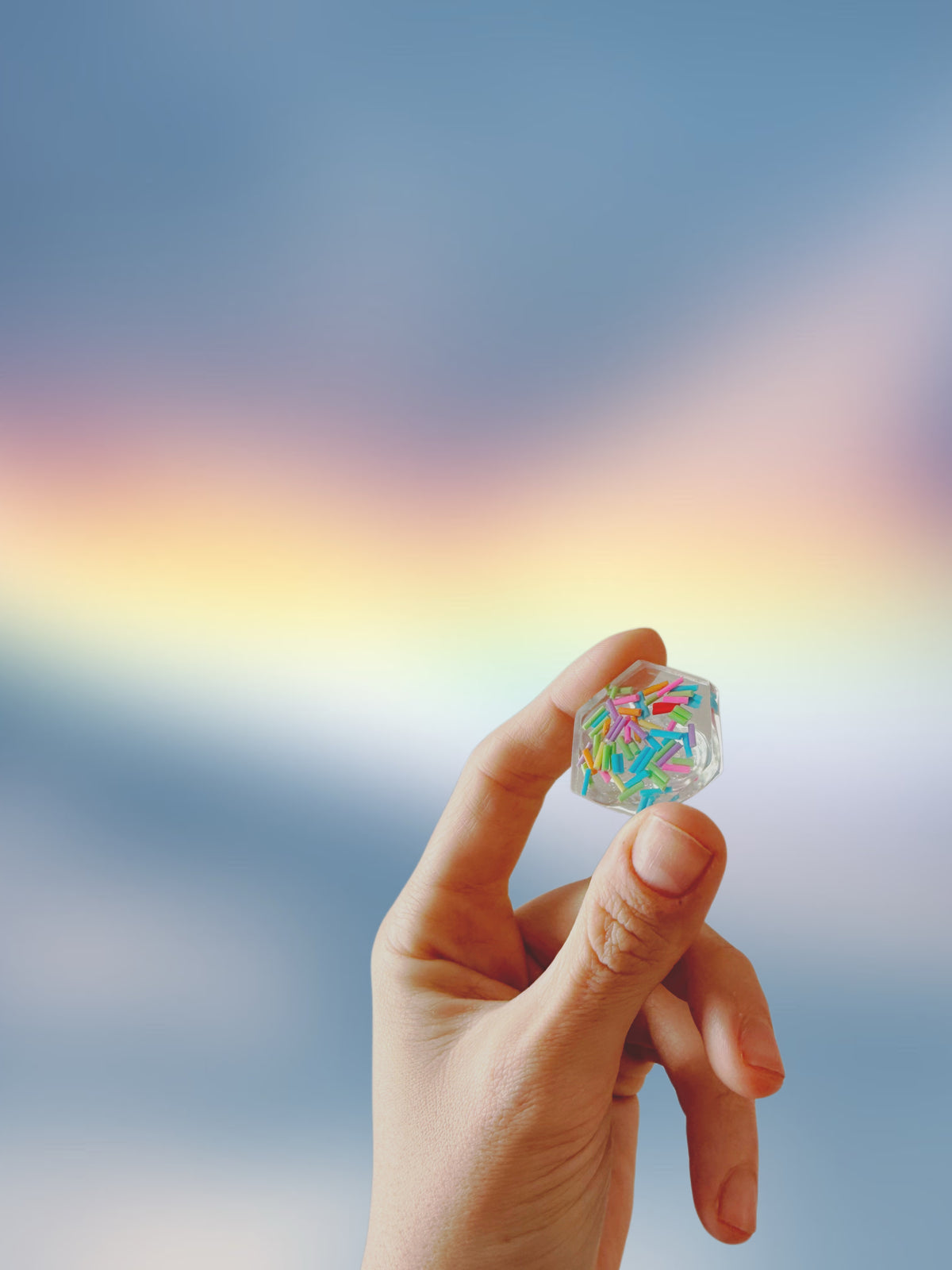 Sparkle cloud: micro hexagon