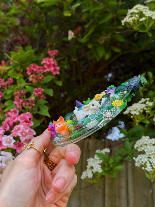 Fairy garden teardrop ripple