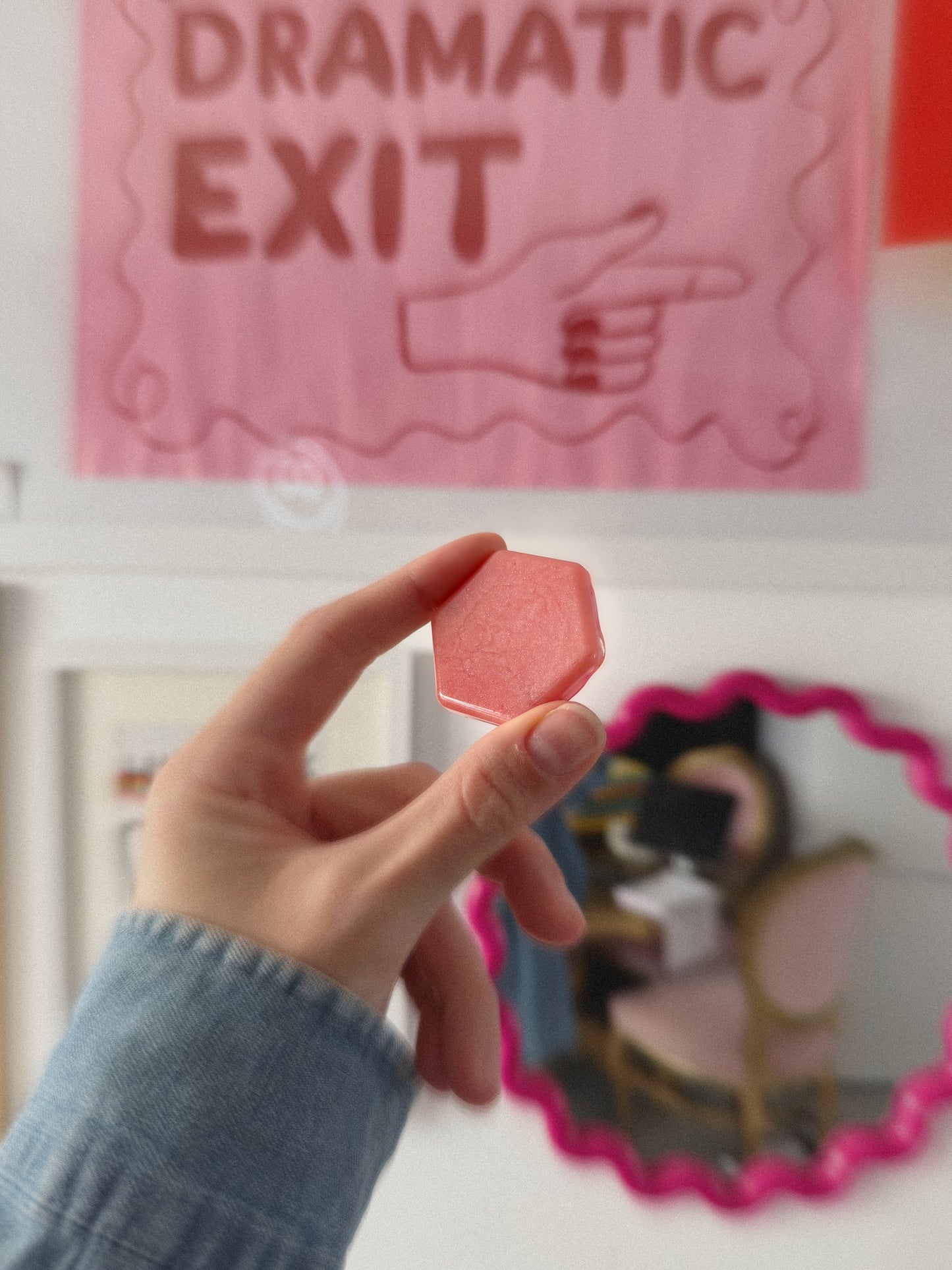 Pink things L hexagon