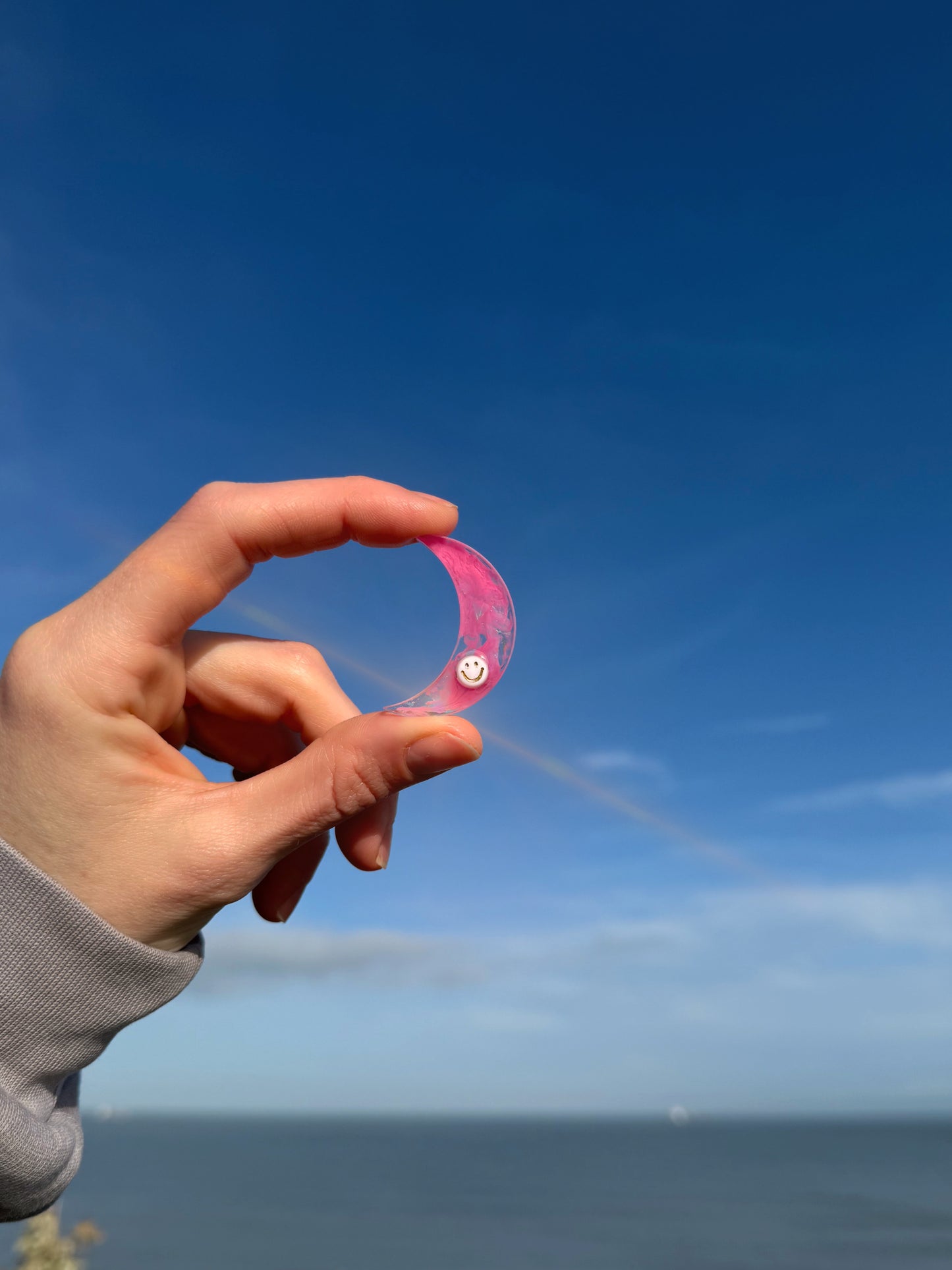 Worry moon: keep smiling