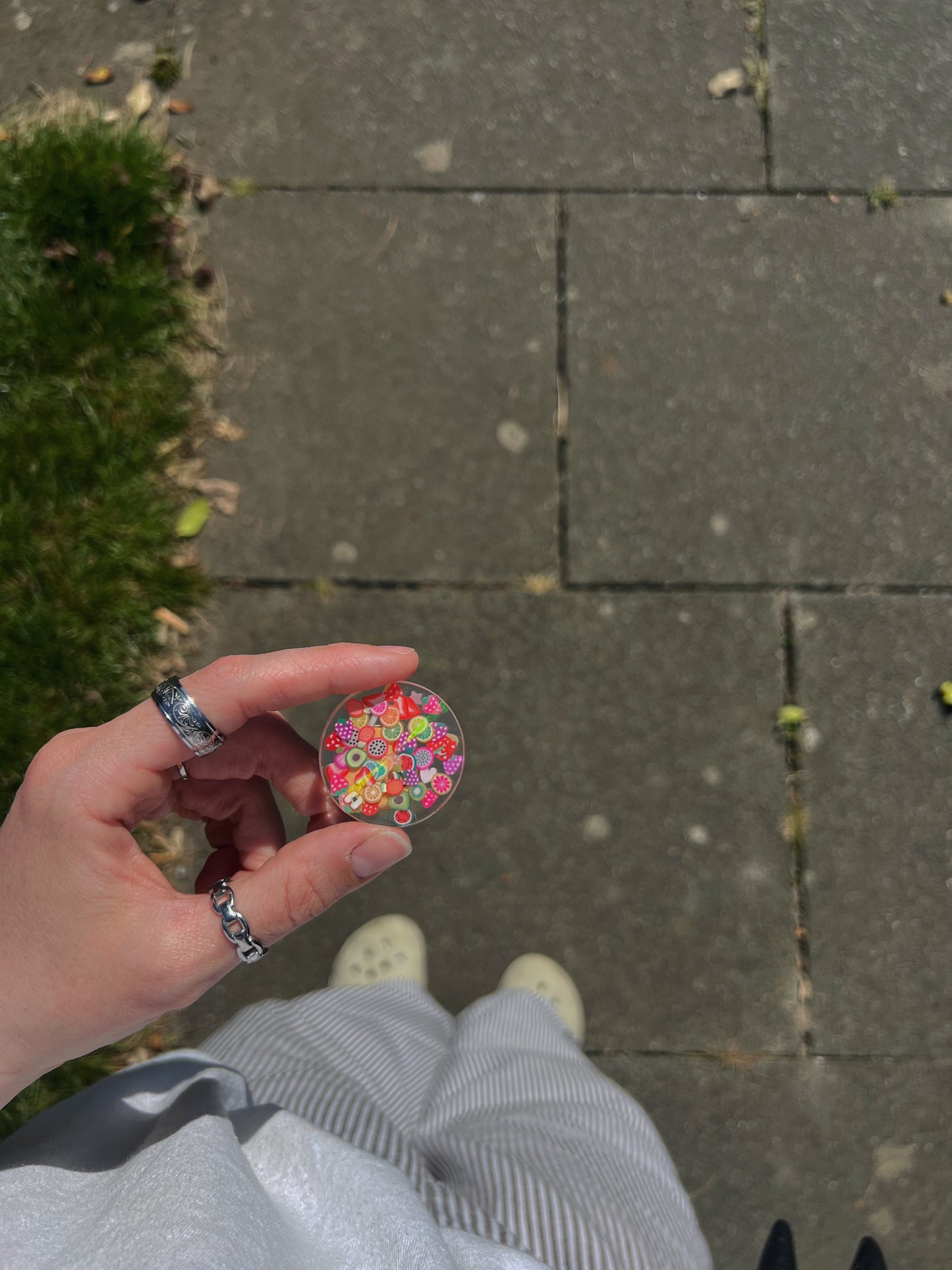 Holographic orb: biscuit: the bottom of the toy box
