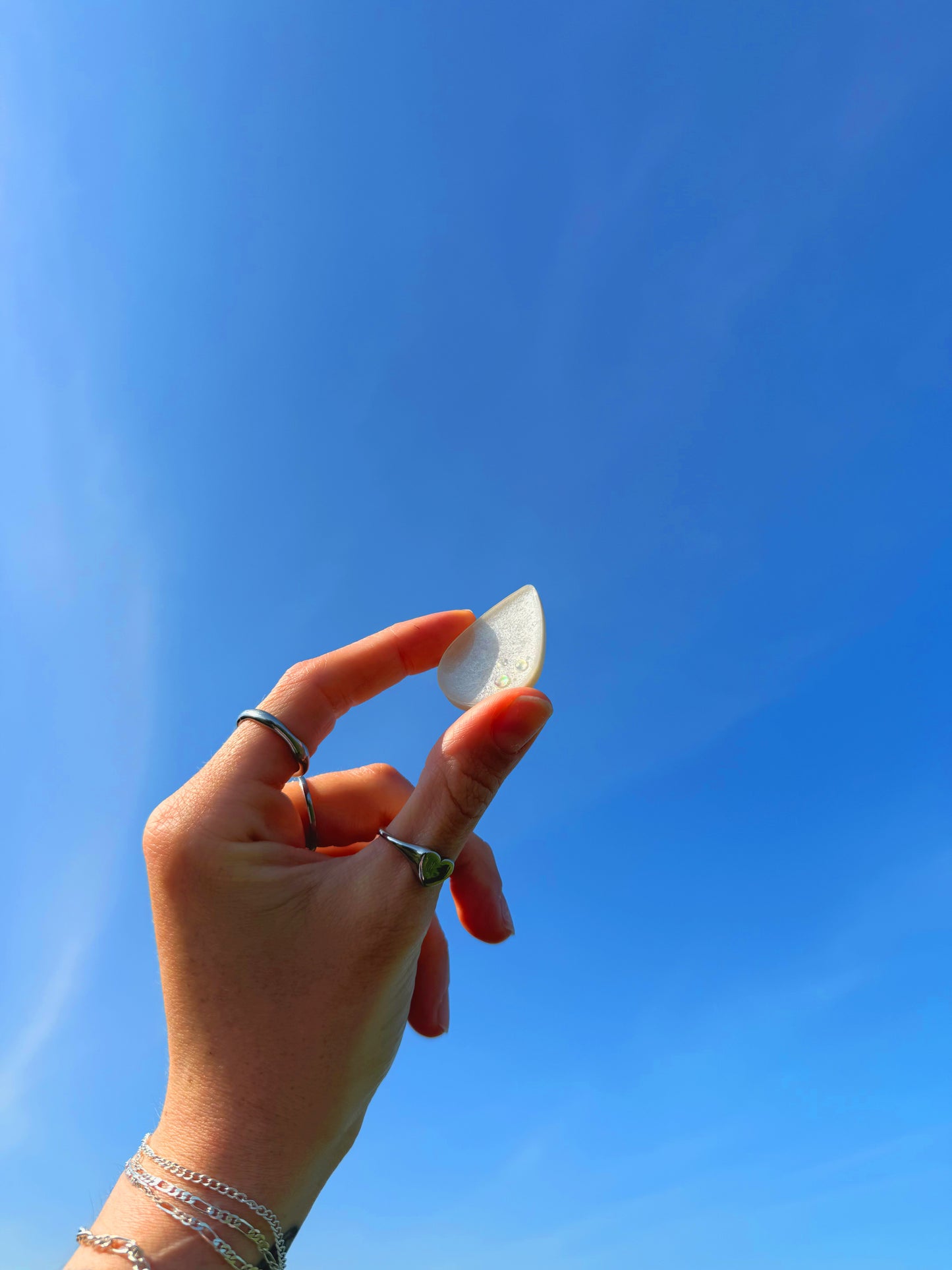 Iddy biddy tear drop orb