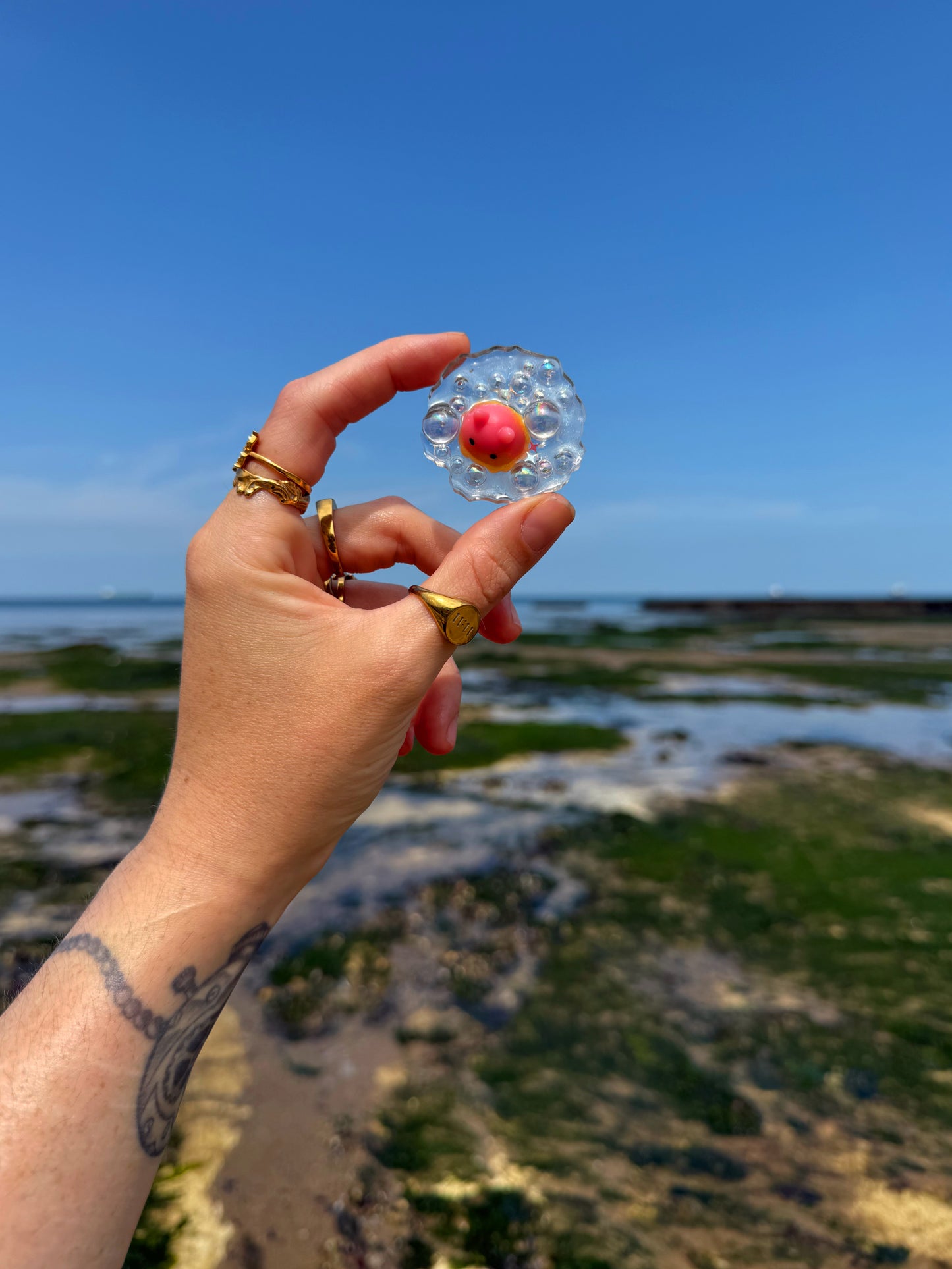 Orange jelly: Geode orb 101