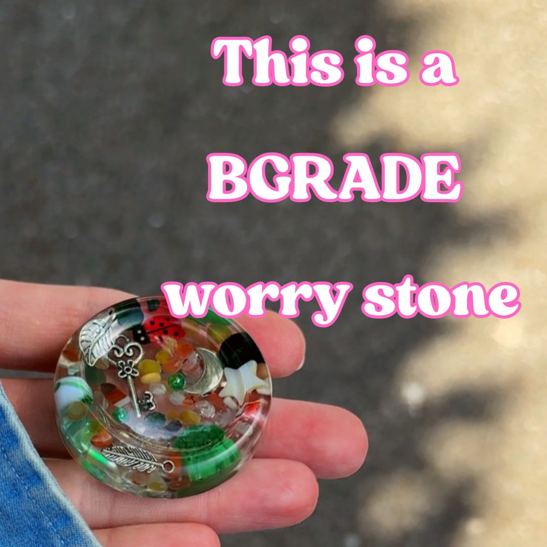 BGRADE Fairy garden worry stone