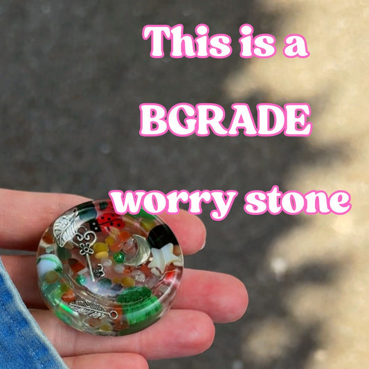 BGRADE Fairy garden worry stone