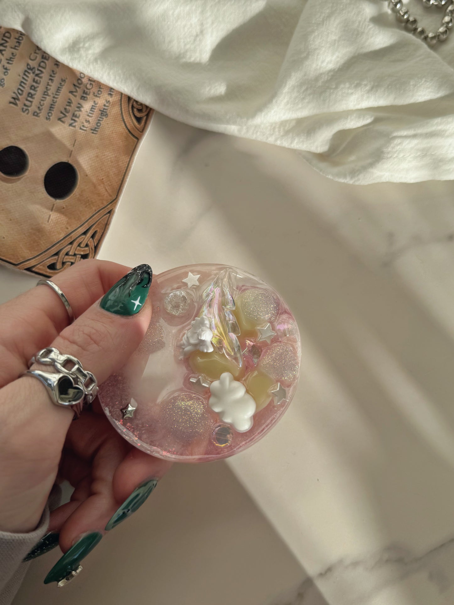 Big small ripple: pink cherub