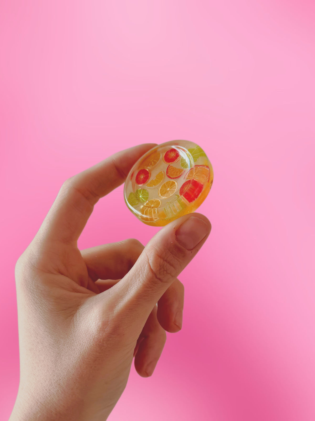 A slice of citrus : worry stone