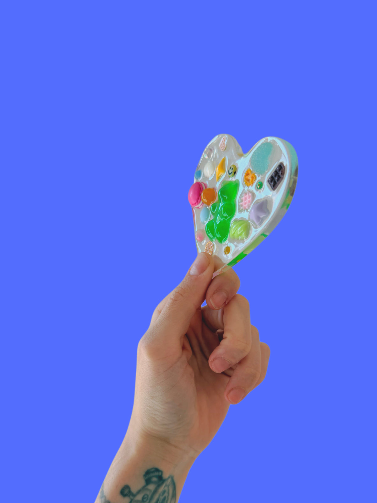Green gummy : heart tinker