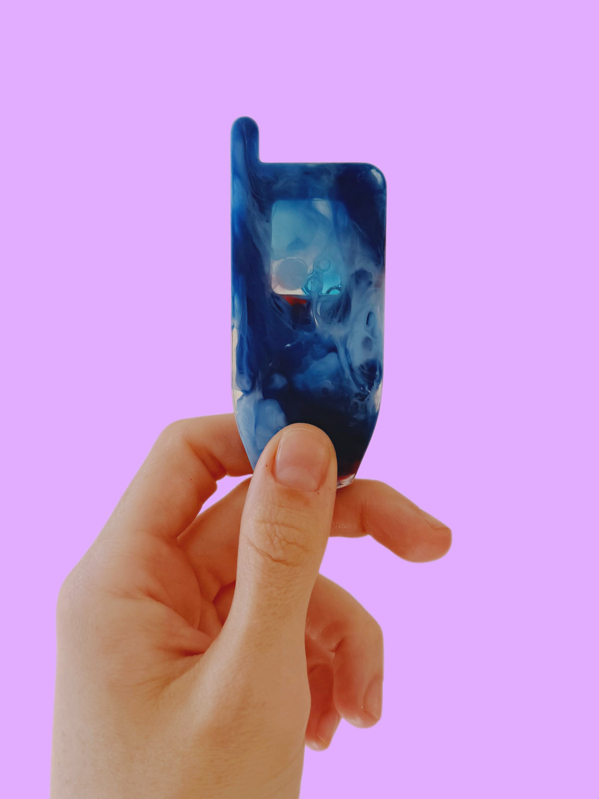 Blue raspberry fidget phone