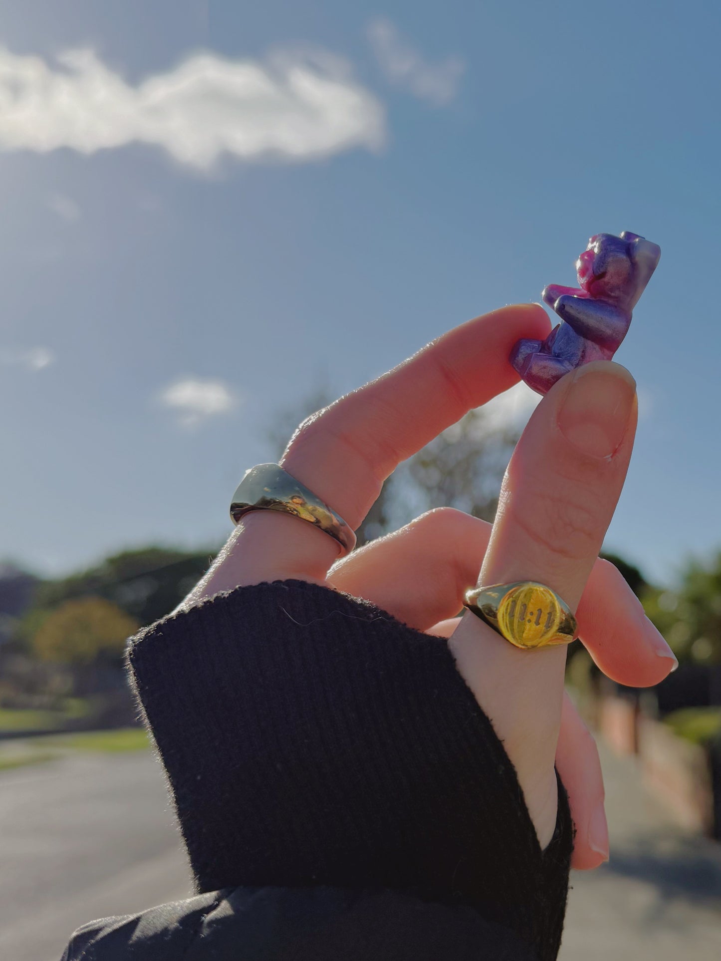 Pink & lilac mini gummy 164