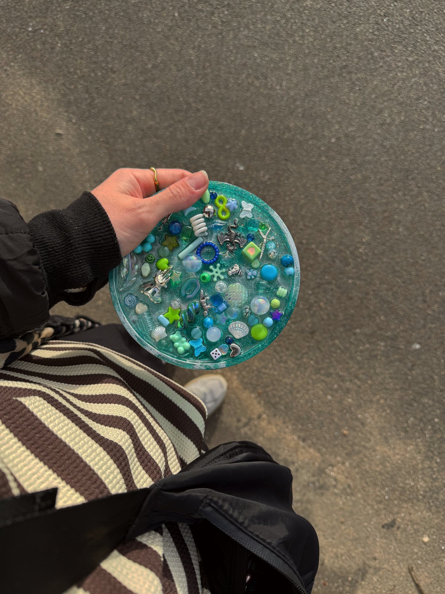 Winter magic sensory plate 151