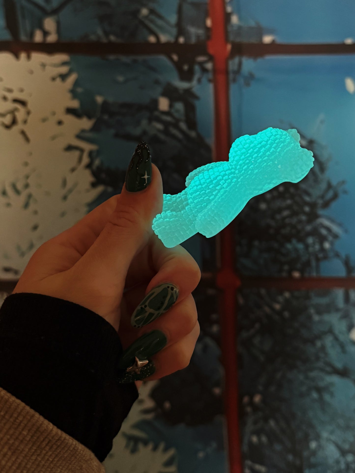 Jagger bear: glow in the dark