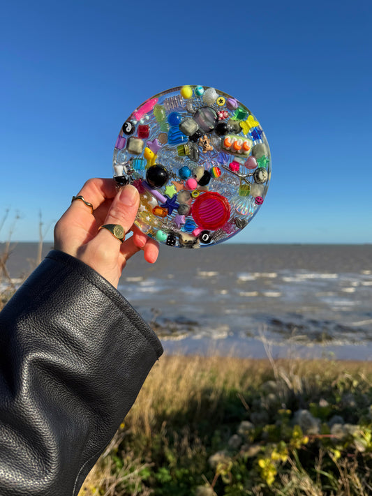 Circle Halloween rainbow ripple 5