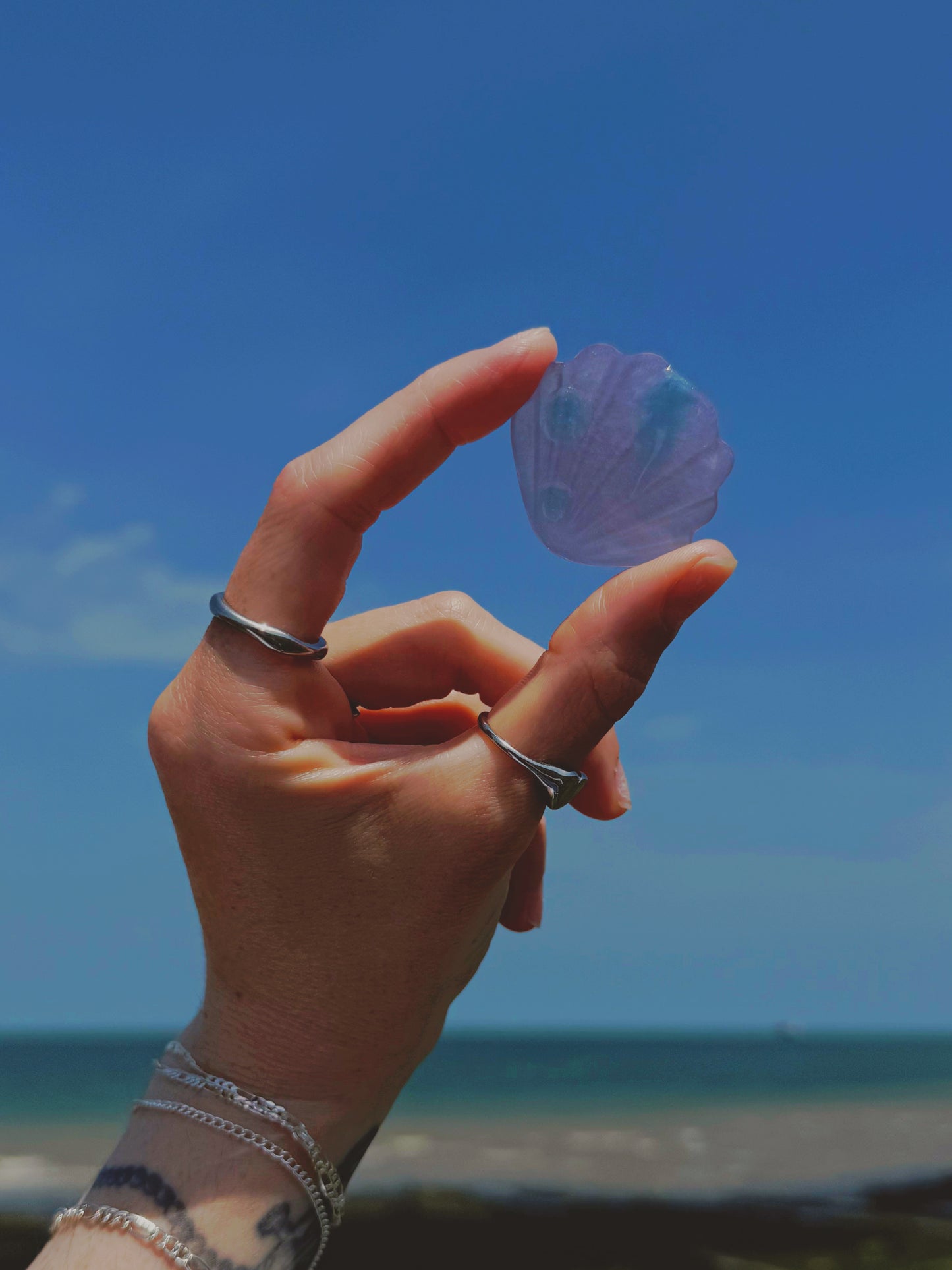 Water drop pocket shell