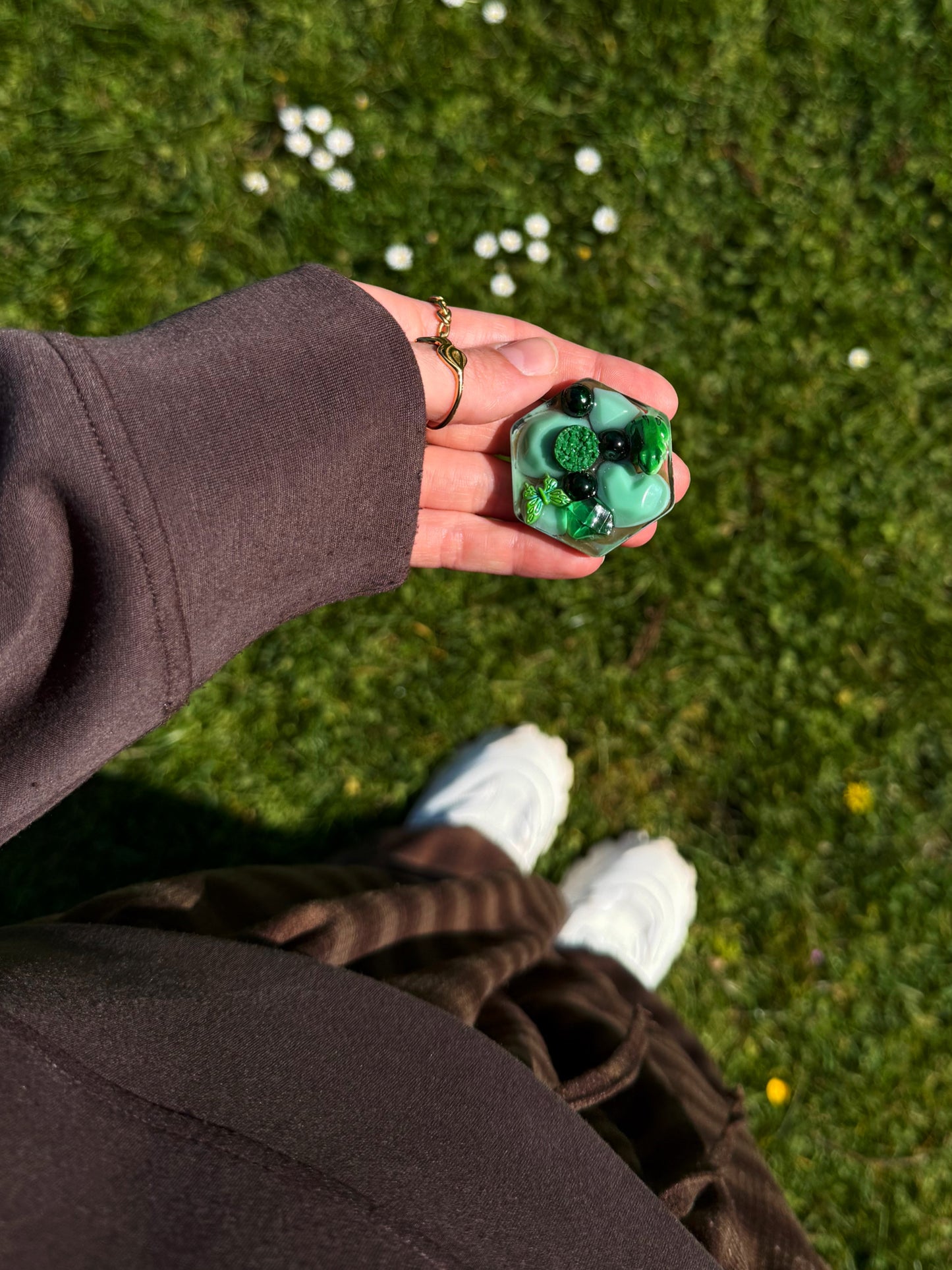 The geode and the frog XL hexagon