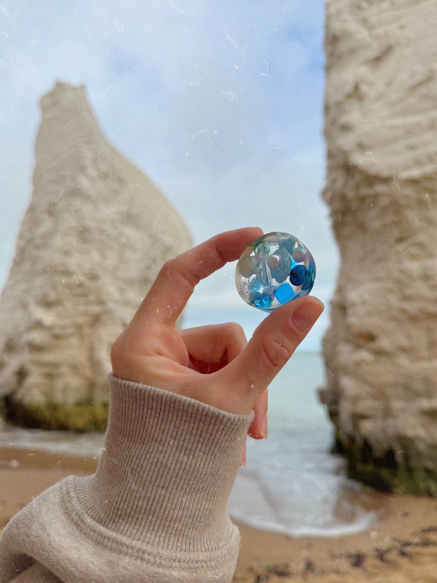 Chunky orb: blue clam 92