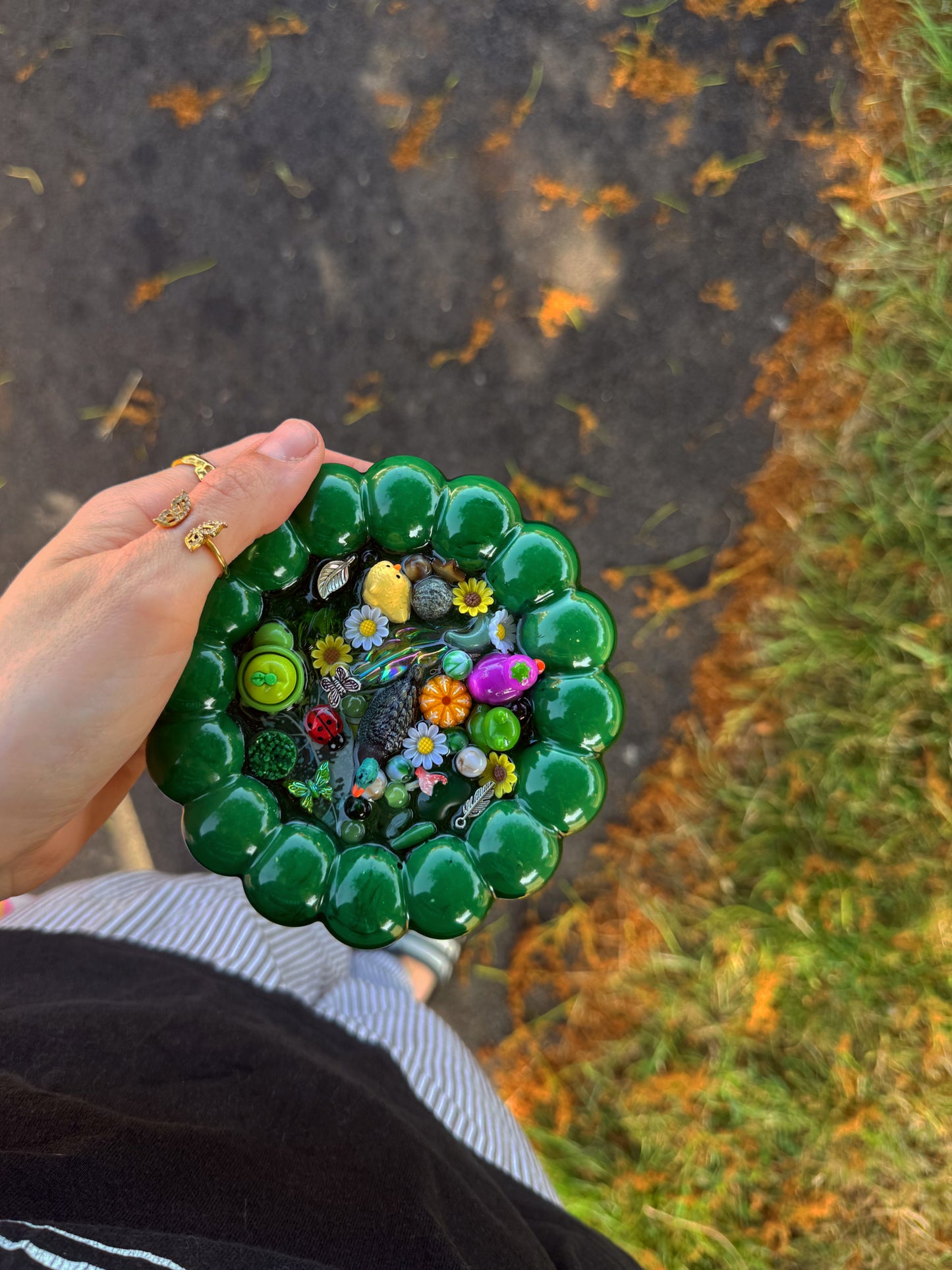 Fairy garden bubble tray