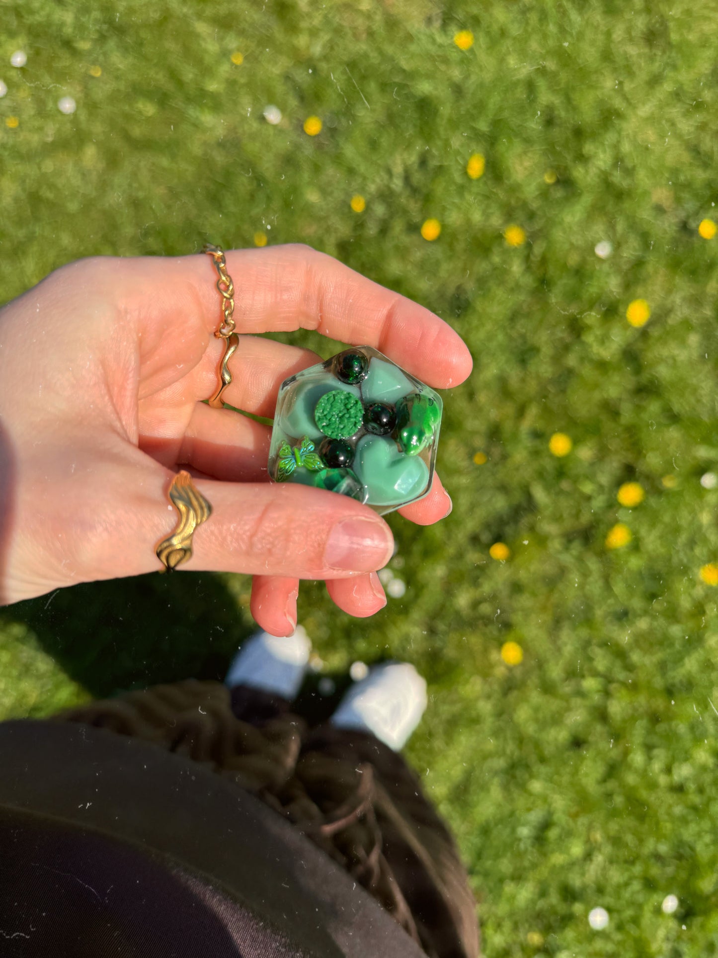 The geode and the frog XL hexagon