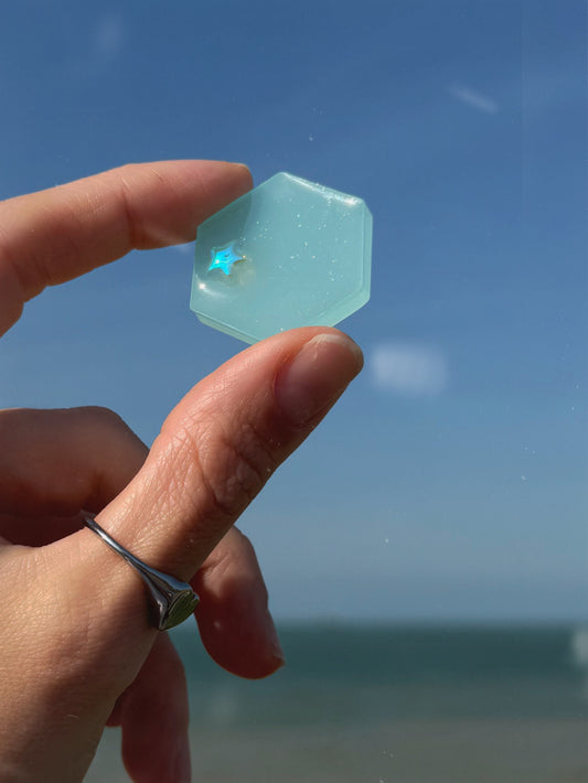 Aqua star micro hexagon