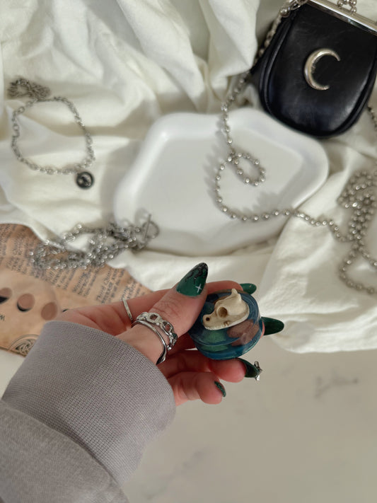 Chunky orb: dragon skull