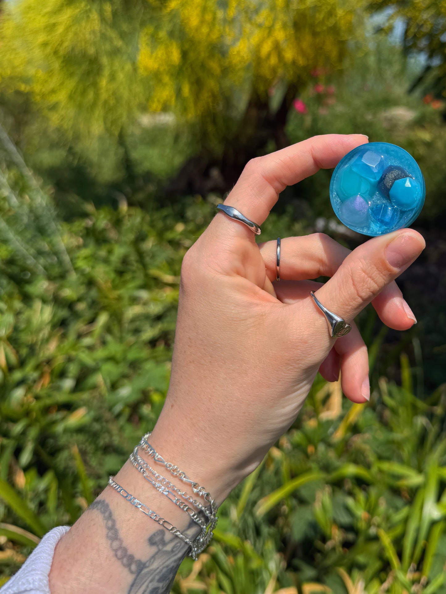Chunky orb: water drop