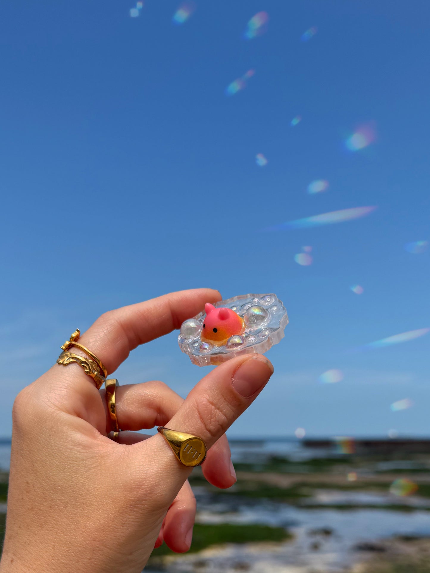 Orange jelly: Geode orb 101