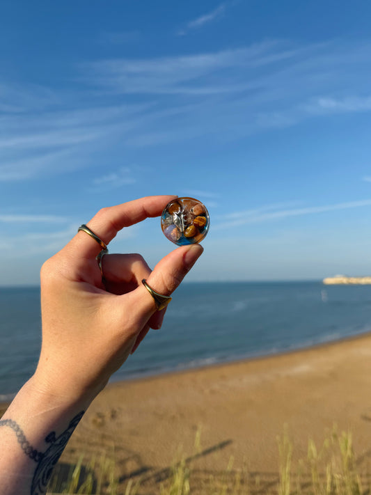 Gem stone wave