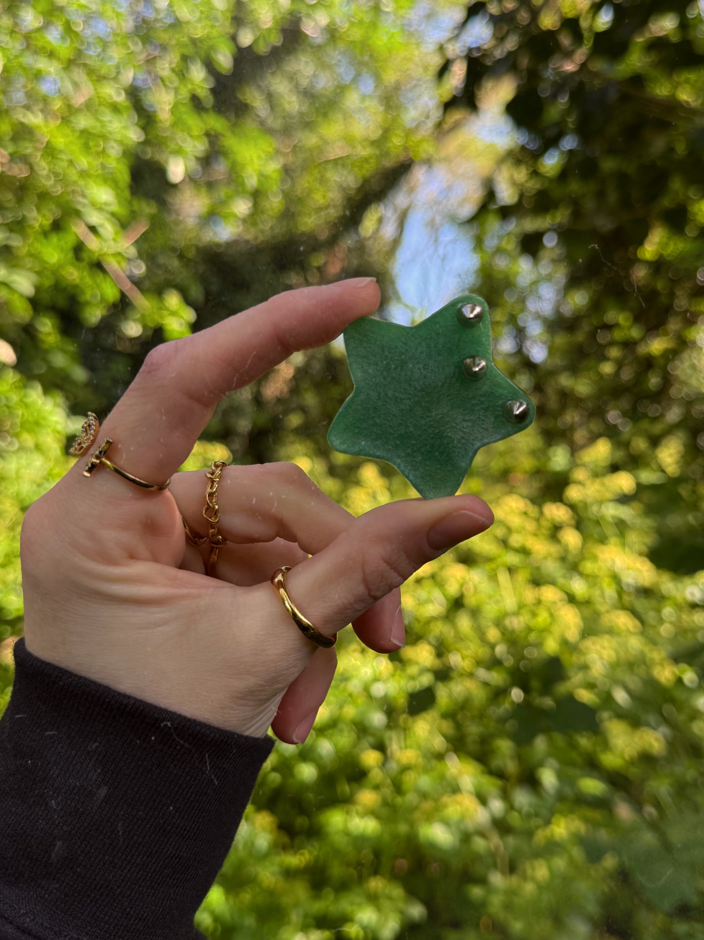 Fairy garden safe spike water star