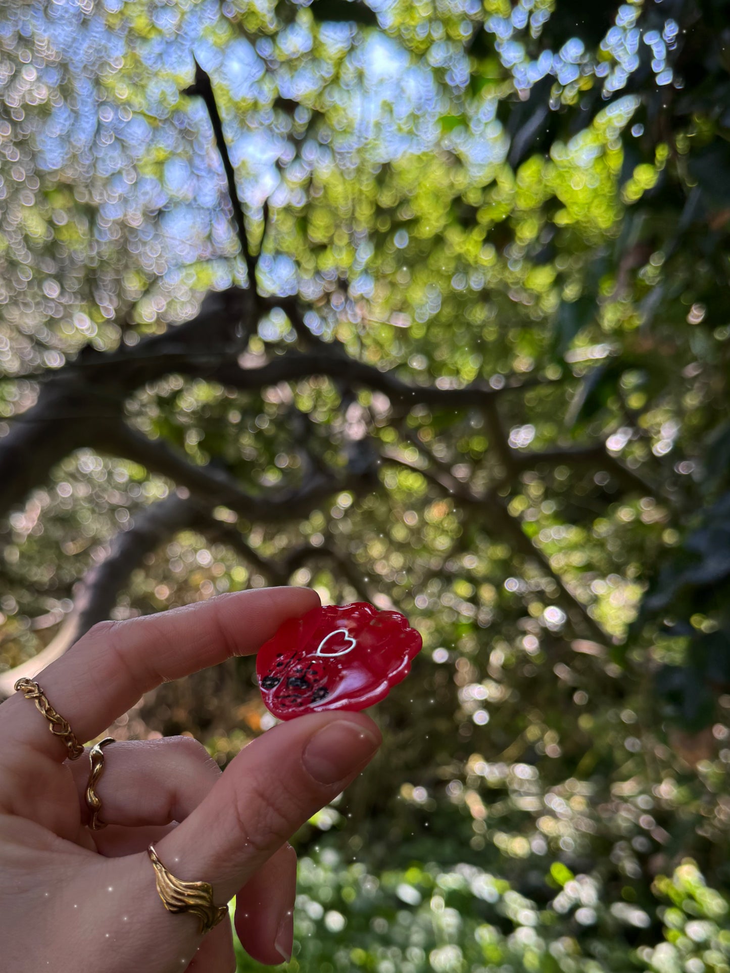 Love bug pocket shell