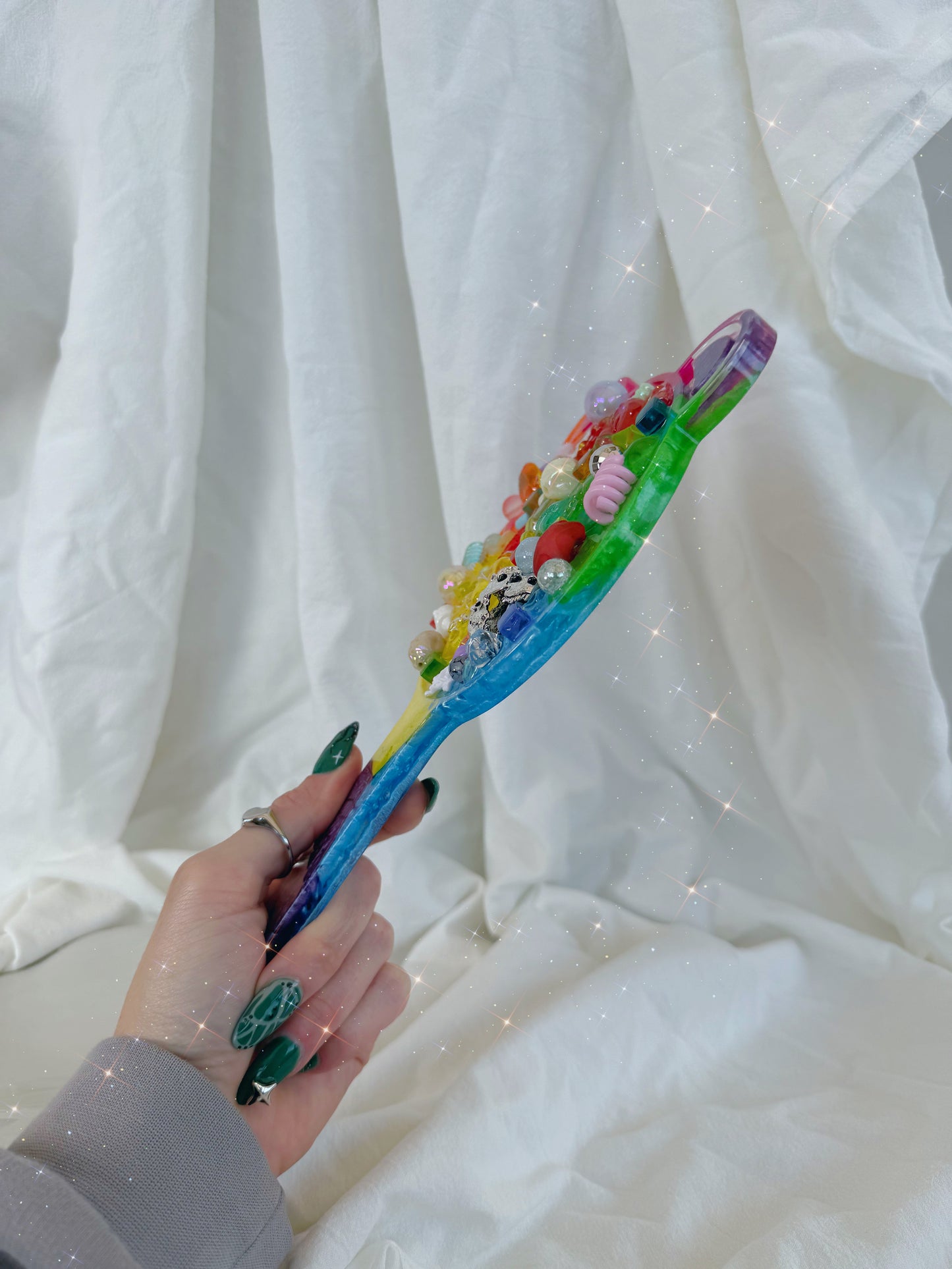 Bear mirror: magic rainbow