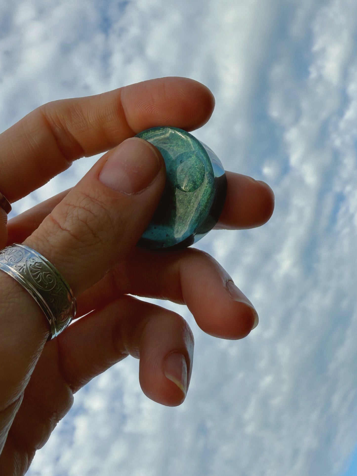 Water drop circle wave