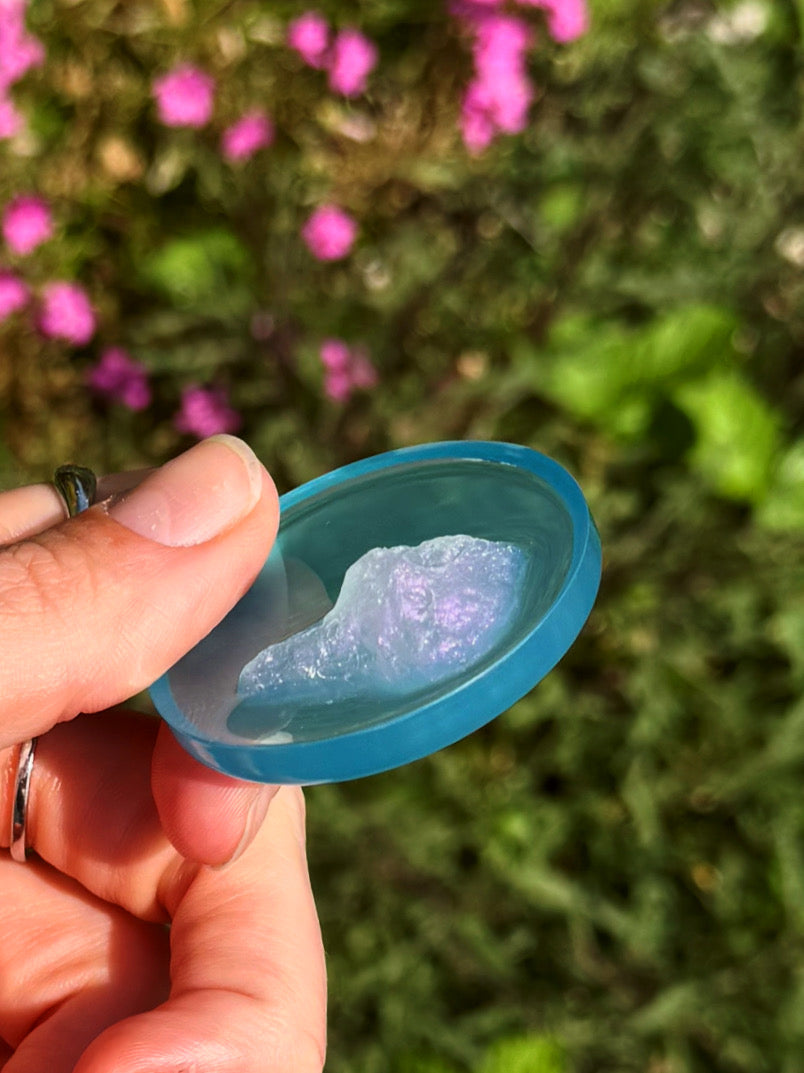 Pink rock mini oval
