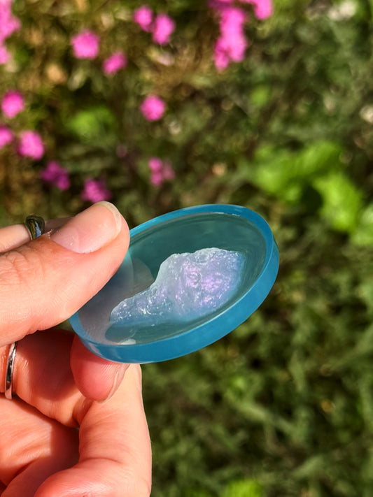 Pink rock mini oval