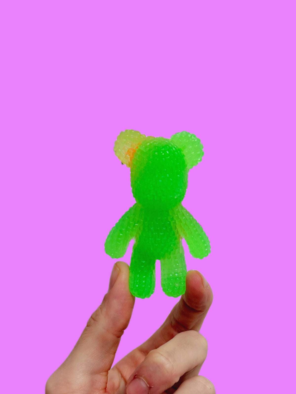 Jagger bear: pumpkin duck green glow