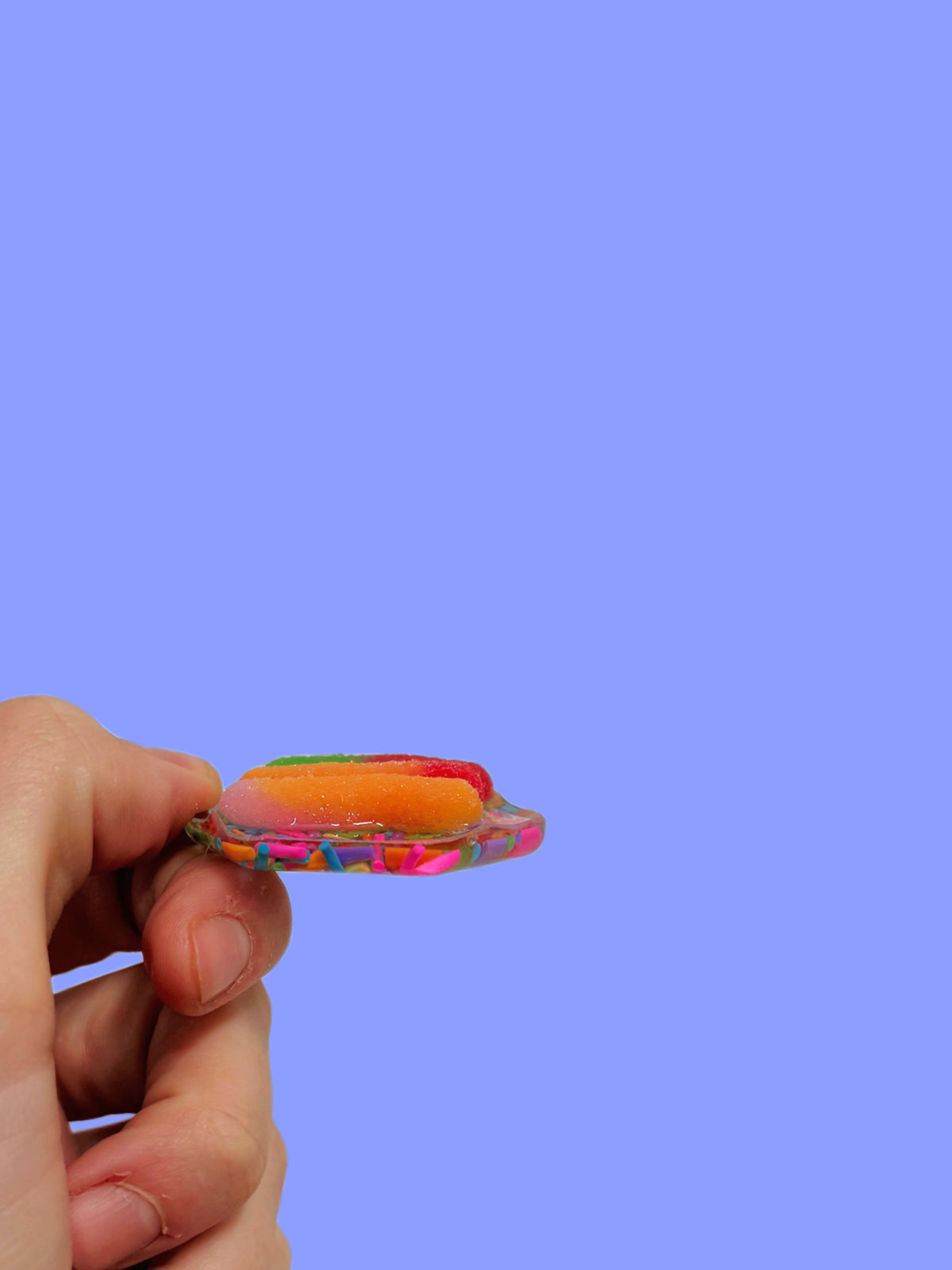 Hexagon: Triple gummy worm