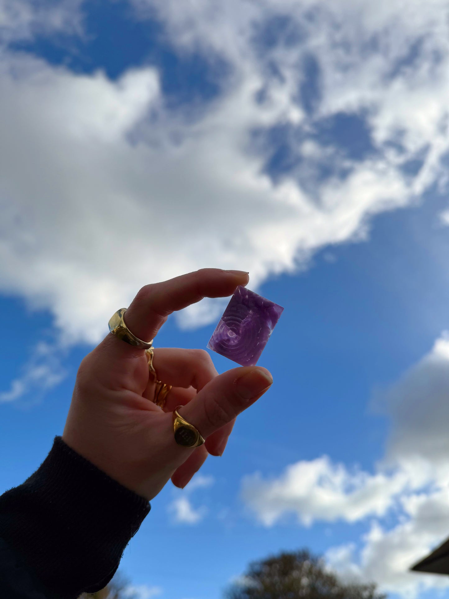 Purple magic pebble 135