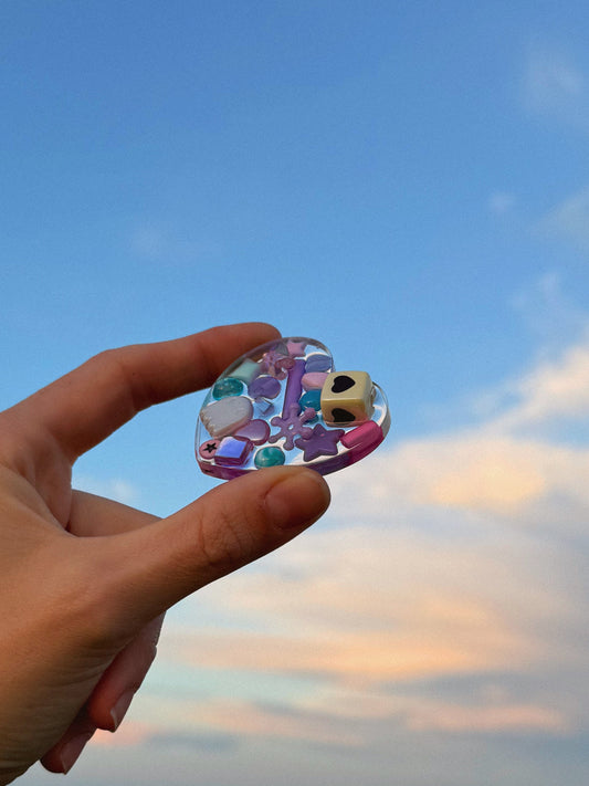 Heart orb: pink ghost 130
