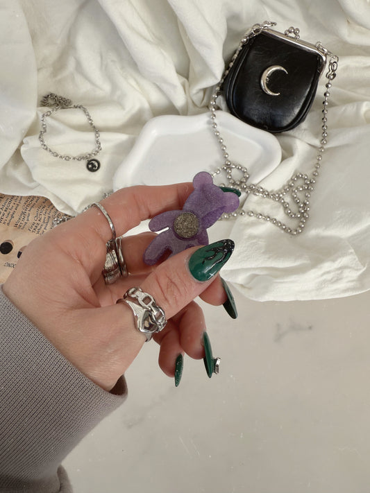 Worry bear: geode scratch