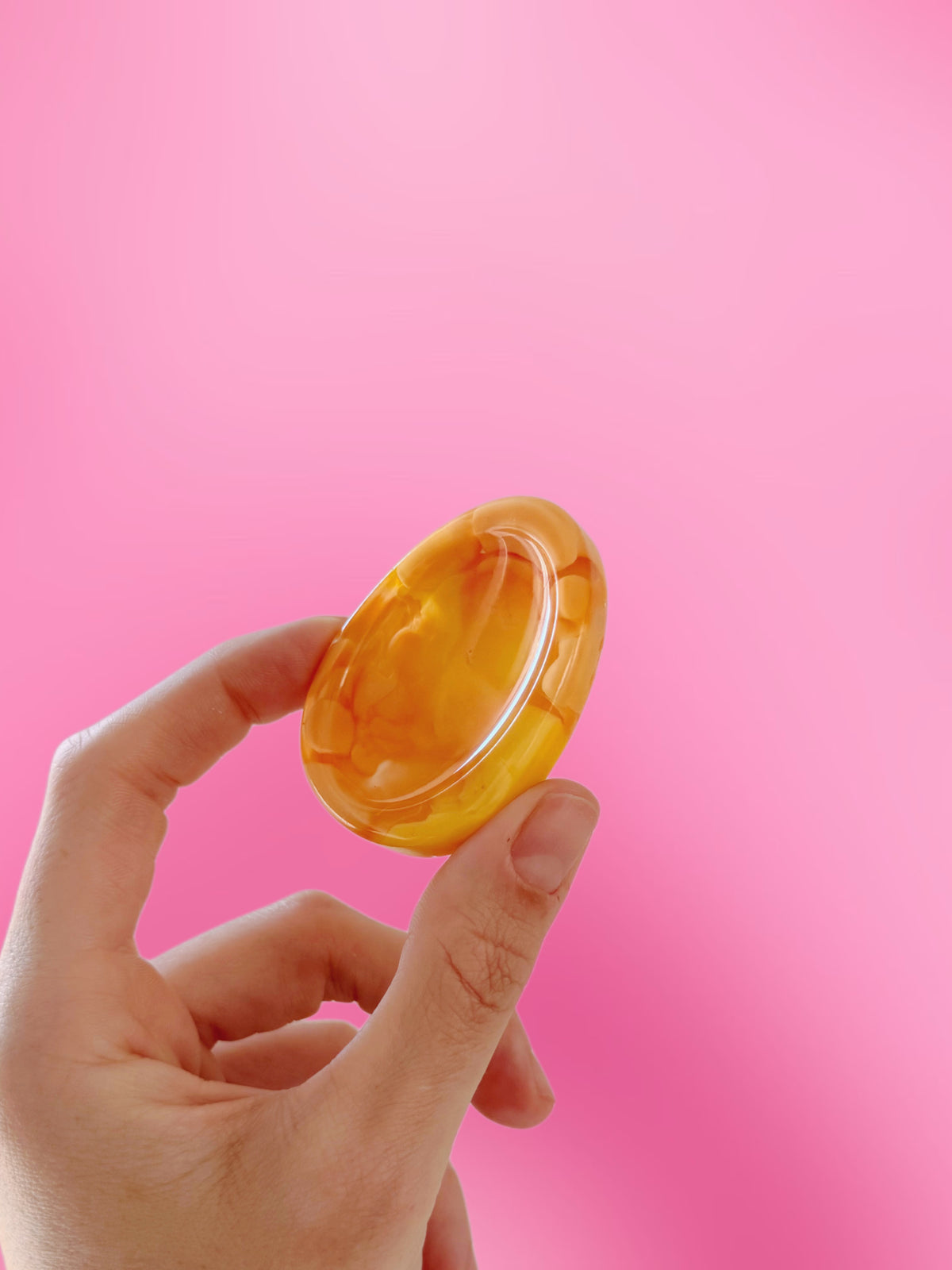 Citrus sweetie worry stone