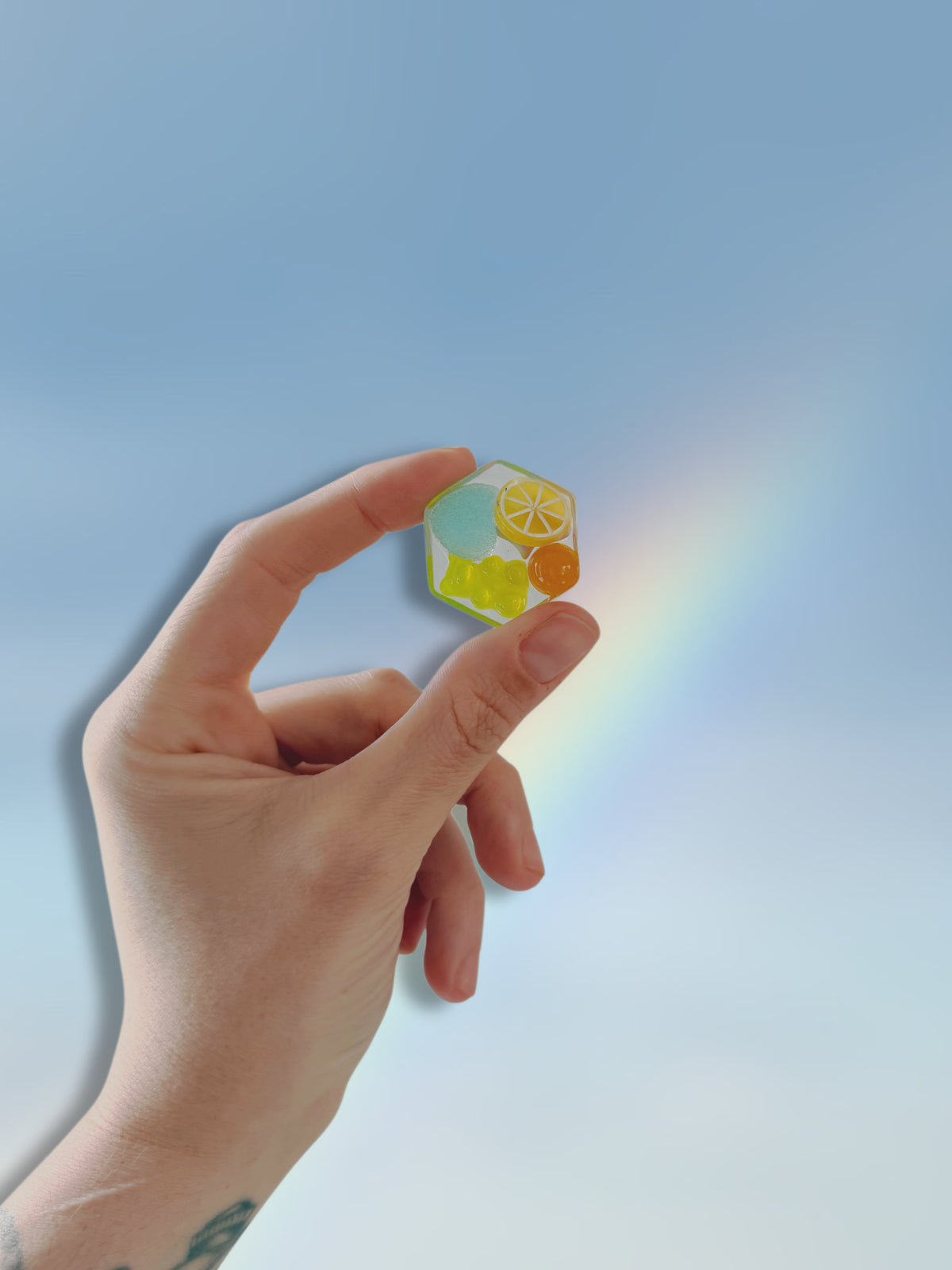 Scratchy snack : micro hexagon