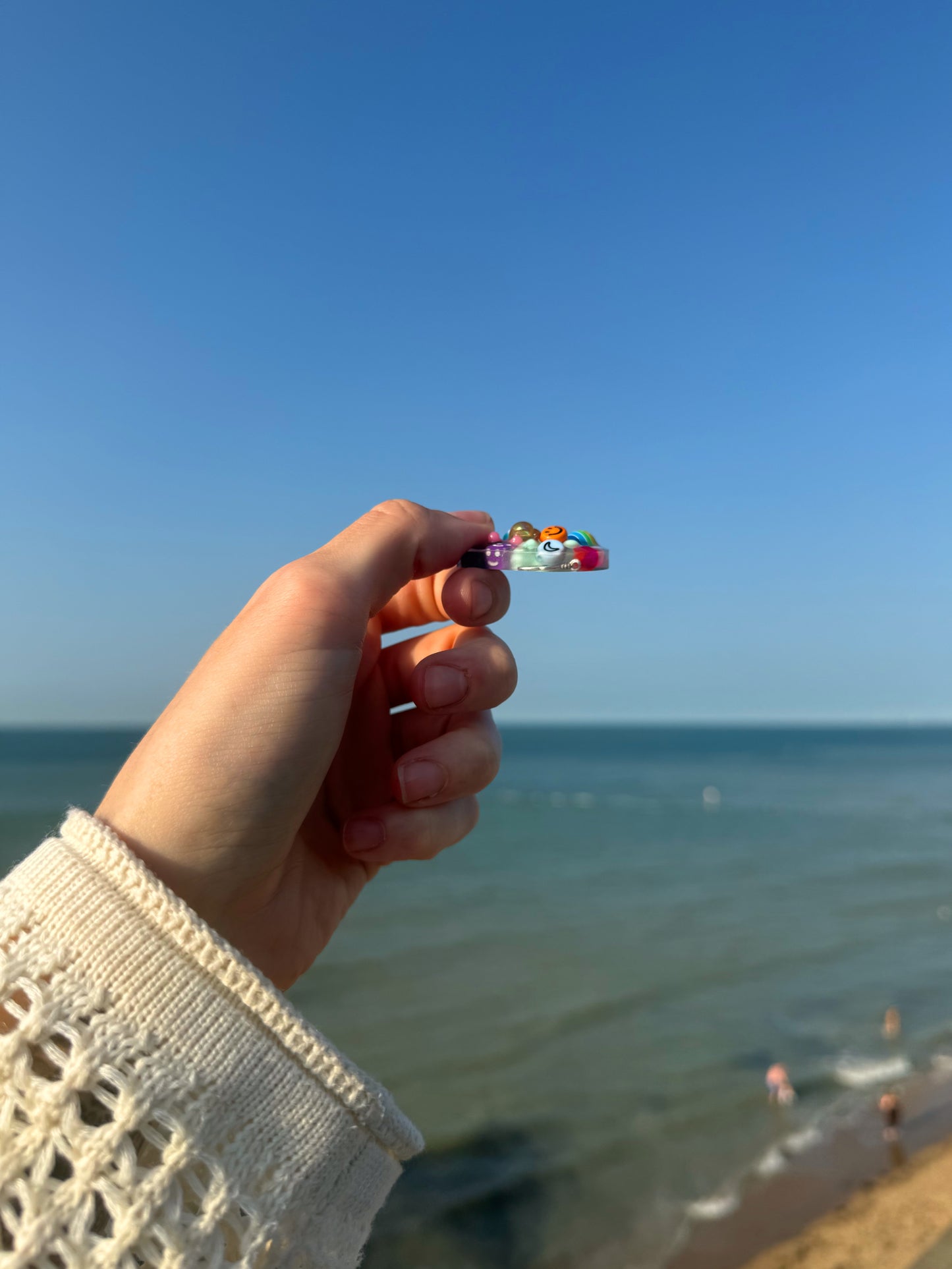 Rainbow tear drop