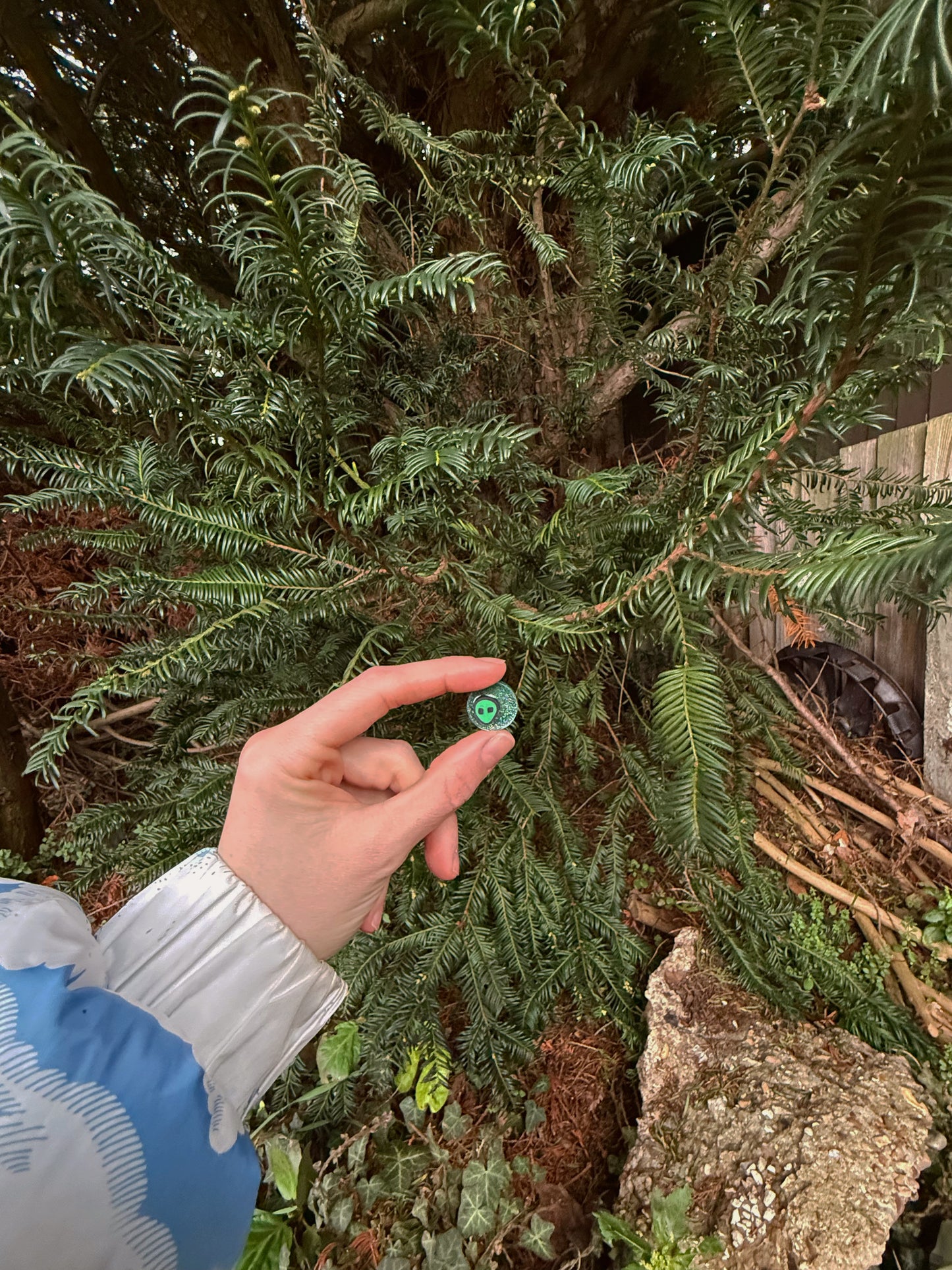 An alien: teeny tiny