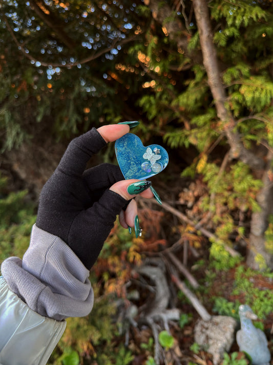 Chunky heart: butterfly magic