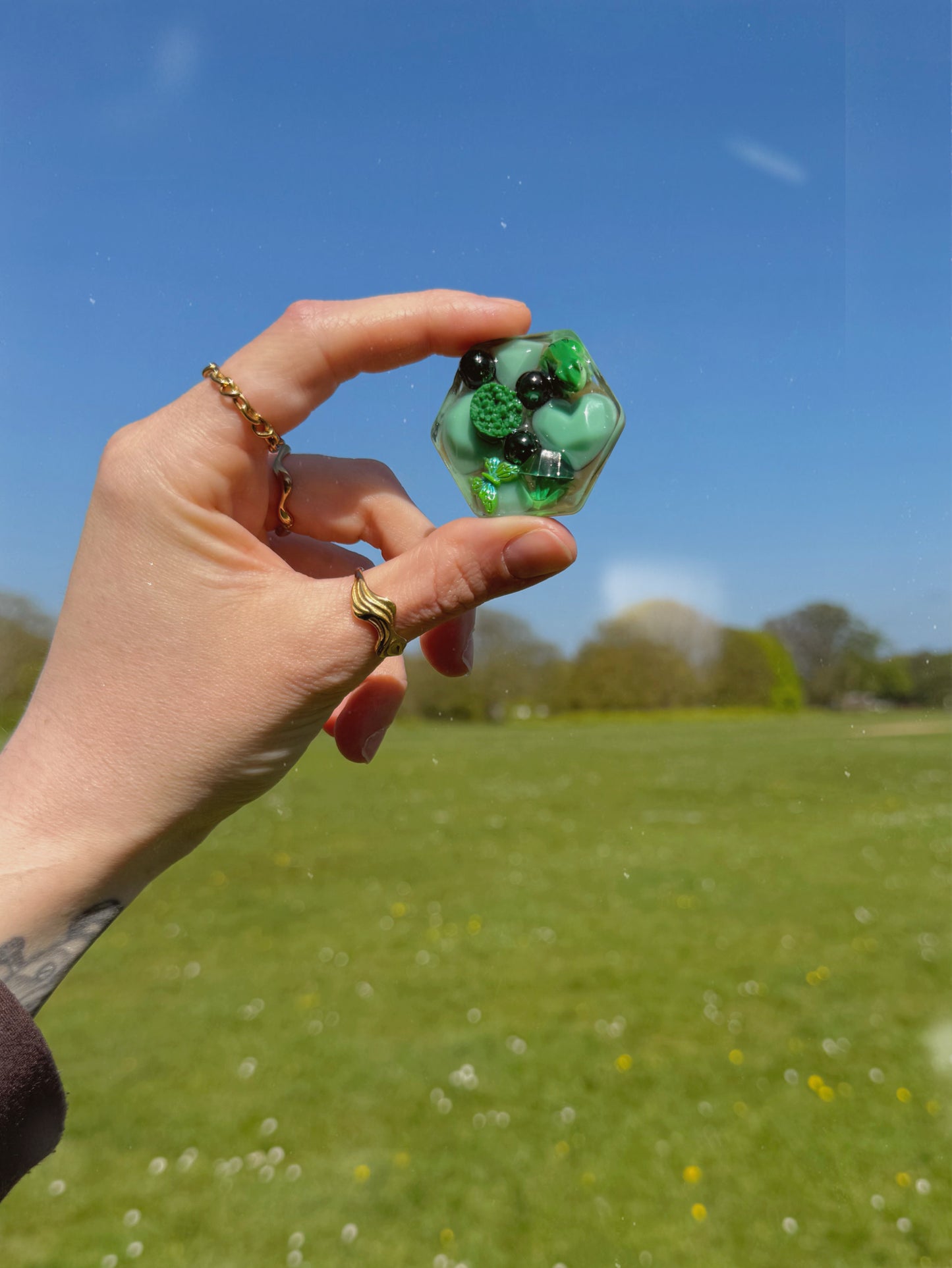 The geode and the frog XL hexagon