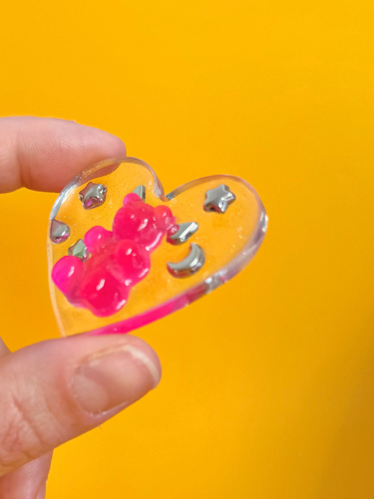 Pink gummy : heart orb
