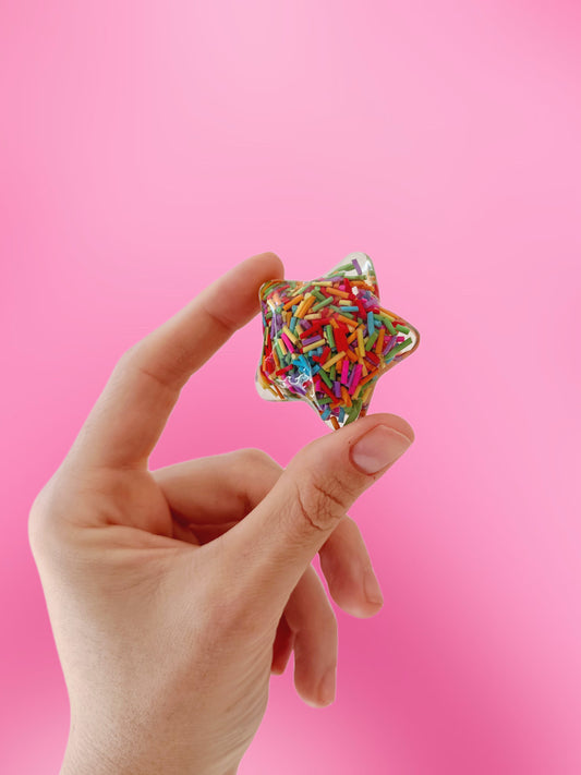 Water star: sprinkle doughnut