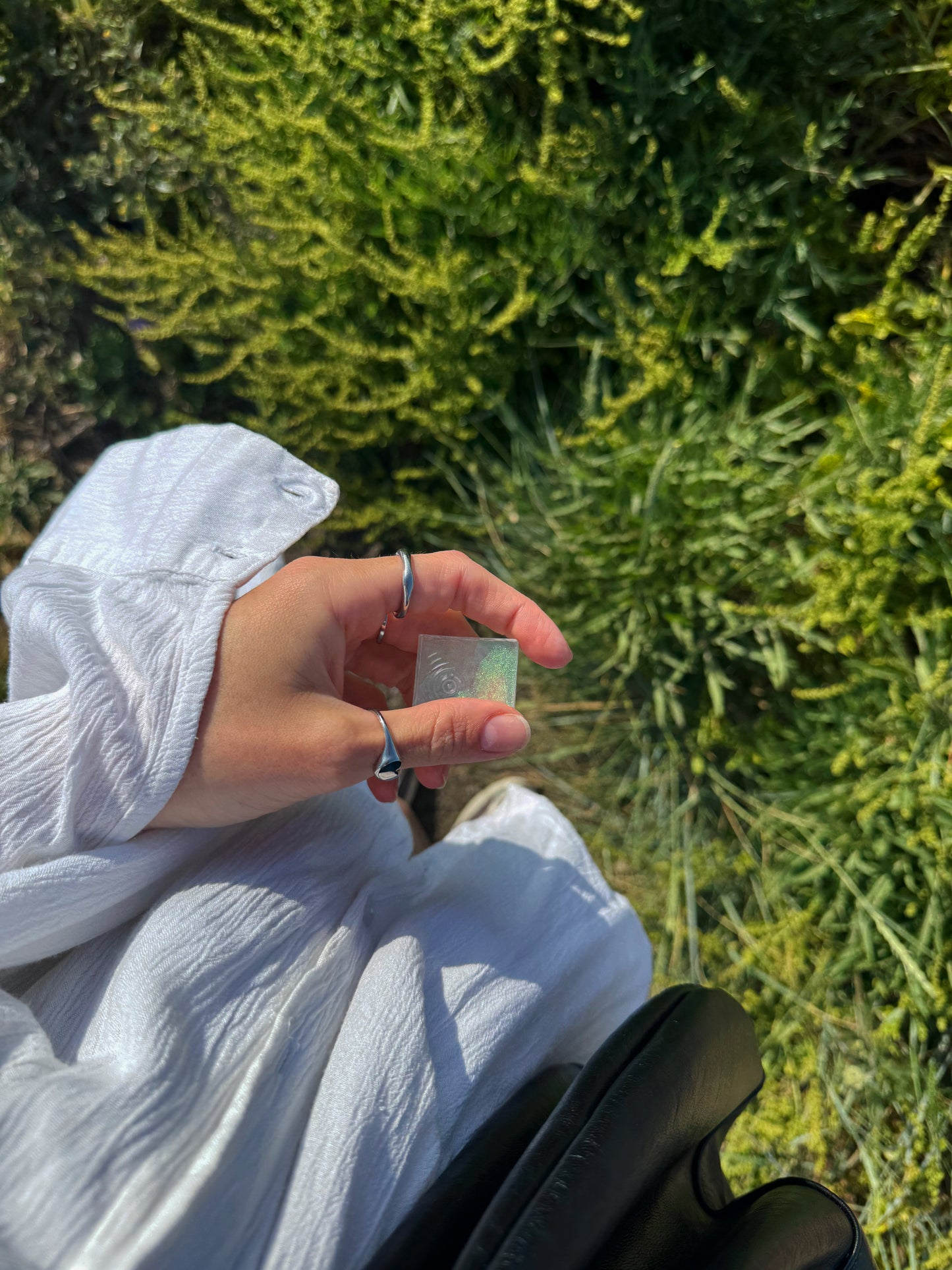 Clear water pebble