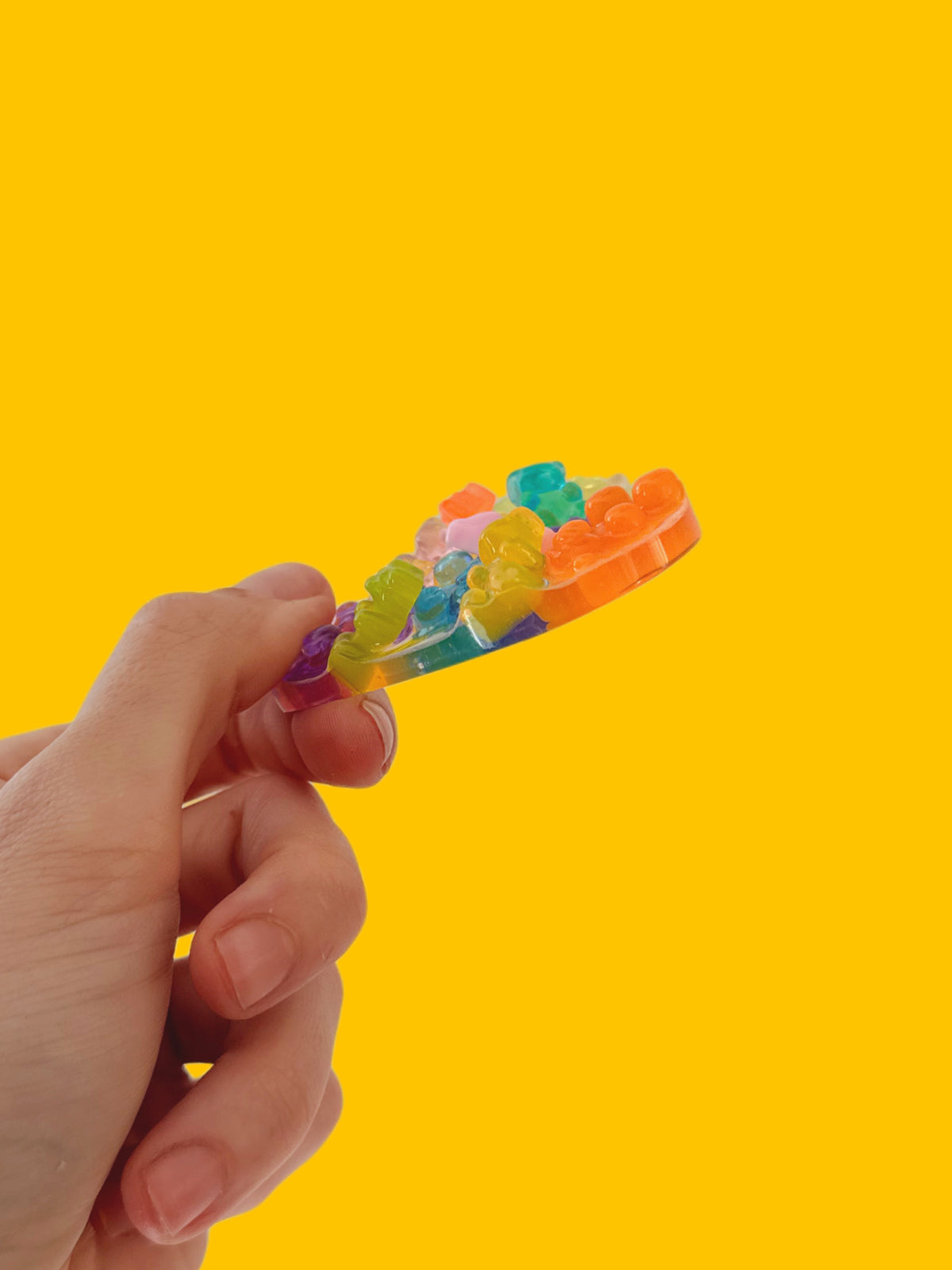 Gummy bear : palm heart