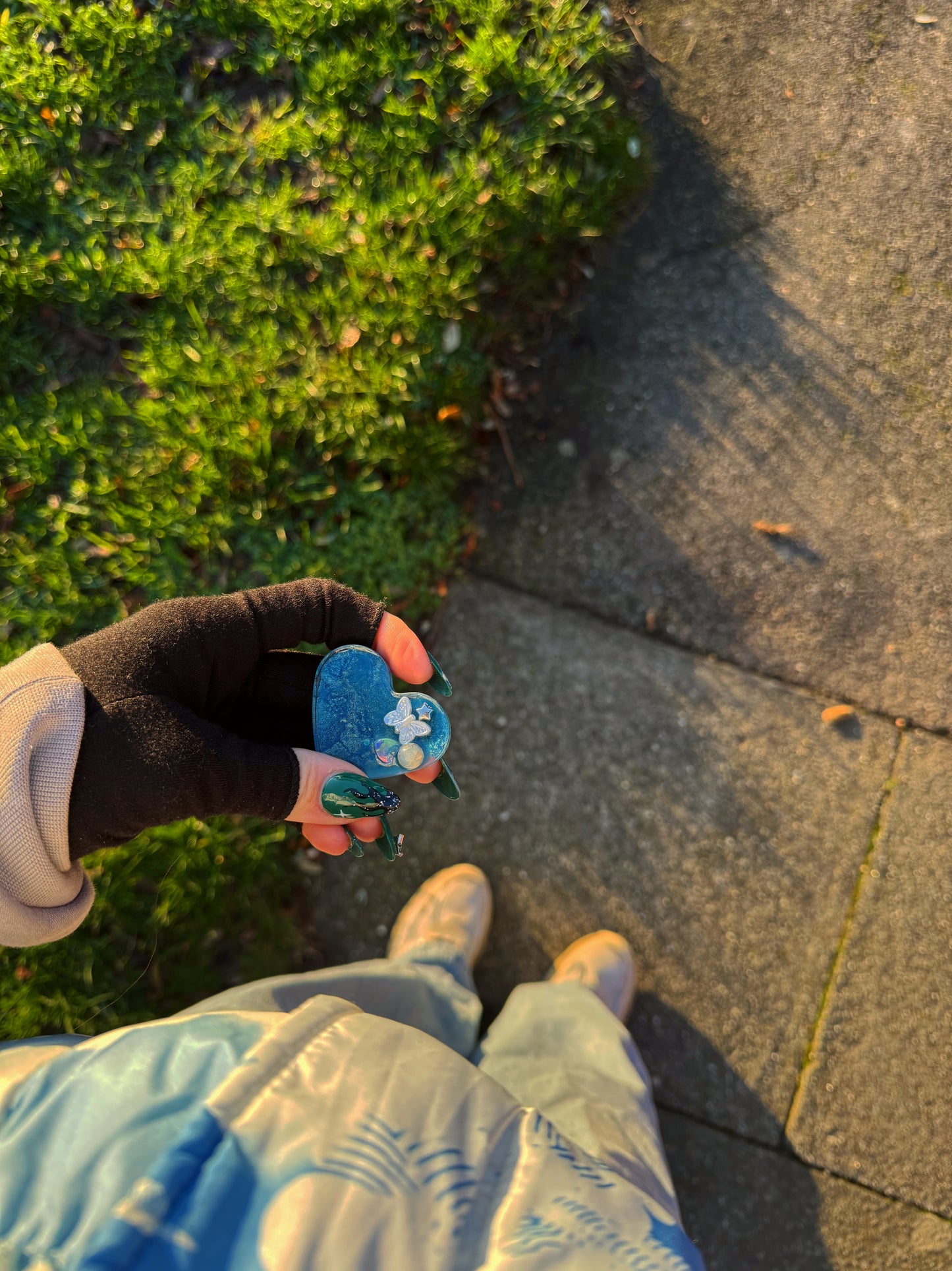 Chunky heart: butterfly magic