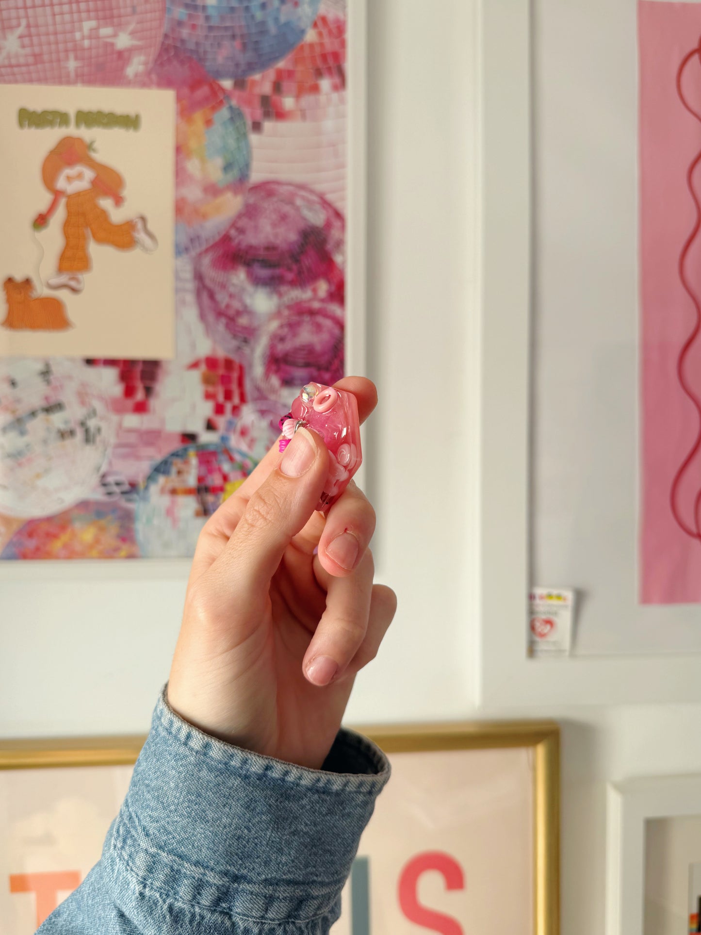 Pink things L hexagon